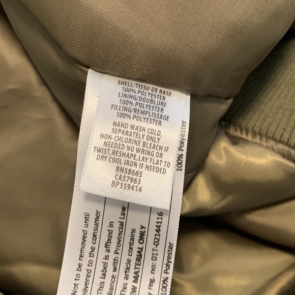 BP green bomber jacket Sz xsmall - Picture 5 of 5